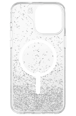 Ốp lưng iPhone 15 sesies- ZAGG ESNTL Glitter Snap - Silver