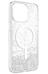 Ốp lưng iPhone 15 sesies- ZAGG ESNTL Glitter Snap - Silver