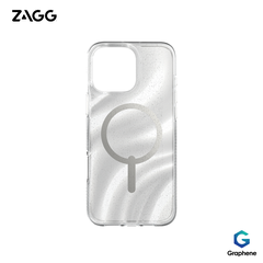 Ốp lưng chống sốc iPhone 16 - ZAGG Milan Snap - Swirl Glitter