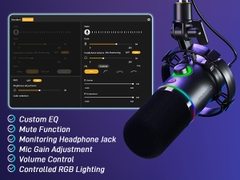 Bộ Micro thu âm có dây MAONO RGB PD200XS (Gồm Giá đỡ)