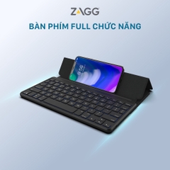 Bàn phím ZAGG 7 màu Backlit Keyboard - Fabric Stand Flex