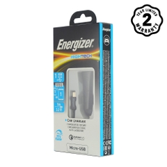 Sạc ô tô Energizer QuickCharge Qualcomm 2.0 + Kèm cáp Micro USB - DCA1QHMC3