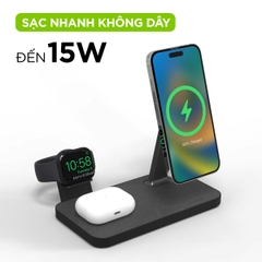 Đế sạc mophie Snap+ 3in1 Stand