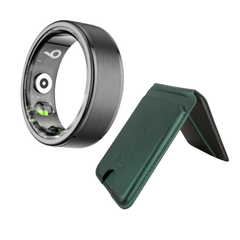 Nhẫn Thông Minh 9Fit + Ví 9FIT E-Biz Card Wallet Stand Dark Green