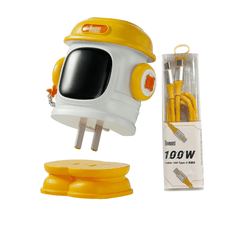 Sạc Divoom 65W - Dipow-65 Yellow + Cáp sạc 100W C-C