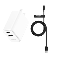 Combo Sạc mophie Essential PD 30W 1A1C +Cáp USB-A to USB-C mophie Essentials 1M - Black