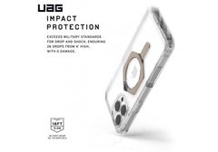 Ốp lưng iPhone 16 Pro/Pro Max - UAG Plyo XTE Magsafe - Clear/Titanium