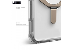 Ốp lưng iPhone 16 Pro/Pro Max - UAG Plyo XTE Magsafe - Clear/Titanium