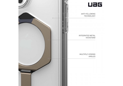 Ốp lưng iPhone 16 Pro/Pro Max - UAG Plyo XTE Magsafe - Clear/Titanium