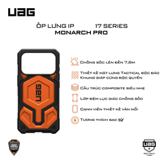 Ốp lưng iPhone 17 - UAG Monarch Pro