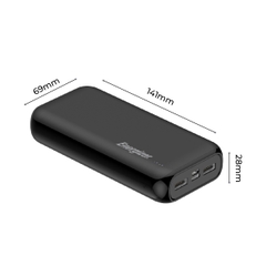 Sạc dự phòng Energizer 20,000mAh /37V Li-Polymer - UE20010BK
