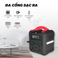Trạm sạc dự phòng di động Energizer 550Wh|700W LMFP - PPS550W1F