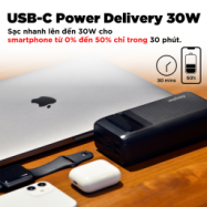Sạc dự phòng Energizer 30,000mAh /3.7V Li-Polymer - UE30063PQBK