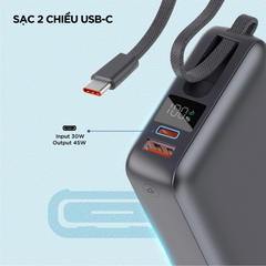 Sạc dự phòng Energizer 20,000mAh /3.85V Li-Polymer - UE20082PQBK