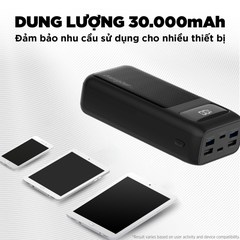 Sạc dự phòng Energizer 30,000mAh /3.7V Li-Polymer - UE30063PQBK