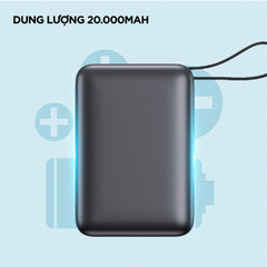 Sạc dự phòng Energizer 20,000mAh /3.85V Li-Polymer - UE20082PQBK