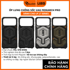 Ốp lưng iPhone 17 - UAG Monarch Pro