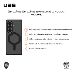 Ốp lưng Samsung Z Fold7 - UAG Mouve Magnet