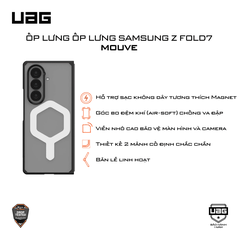 Ốp lưng Samsung Z Fold7 - UAG Mouve Magnet