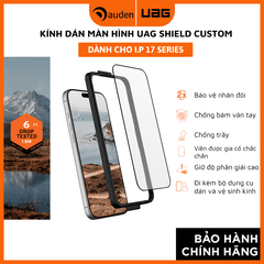 Kính dán màn hình iPhone 17 - UAG Shield Custom