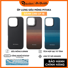 Ốp lưng iPhone 16 Pro / 16 Pro max - PITAKA Ultra-Slim (with PitaTap) - Sunset