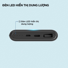 Sạc dự phòng Energizer 10,000mAh /3.7V Li-Polymer UE10023BK - Hàng chính hãng