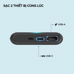 Sạc dự phòng Energizer 10,000mAh /37V Li-Polymer UE10023BK - Hàng chính hãng