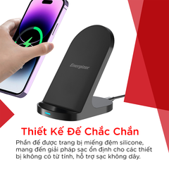 Đế sạc không dây Energizer Qi 15W - WCP107BK