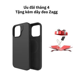 Ốp lưng iPhone 15 series - ZAGG Manhattan Snap - Black