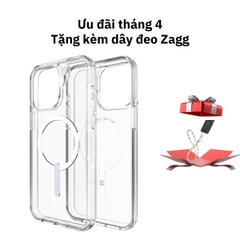Ốp lưng iPhone 15 series - ZAGG Crystal Palace Snap - Clear
