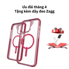 Ốp lưng iPhone 15 Pro - ZAGG Santa Cruz Snap - Magenta - 702312646