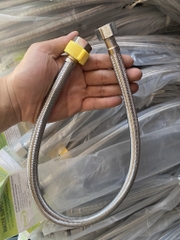 Dây Cấp Nước Chậu Rửa Mặt, Ốc Inox 304, Dây Lưới Inox