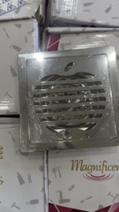 Ga Inox 15x15 cm Cốc Đồng Loxo, Thoát Sàn Mặt 15cmx15cm, Inox 304 Mặt Bóng, Dày 3 ly
