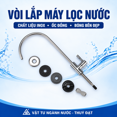 Vòi Lắp Máy Lọc Nước, Chất Liệu Inox 304, Ốc Đồng, Bóng Bền Đẹp