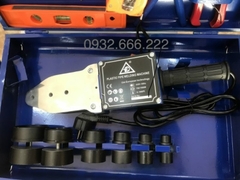 Máy hàn nhiệt to PPR 20-63 Cao Cấp, Công Suất 1500W, Gia Nhiệt Chuẩn: combo đầy đủ linh kiện: kéo nhỏ, thước dài, thước nước, găng tay, tô vít.