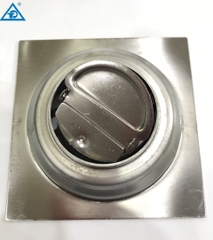 Thoát Sàn 12x12 Nhà Tắm LINDA, Chất Liệu Inox 304, Ga Chống Hôi, Dày 2 Li, Lắp Vừa Ống 60,76,90,110