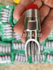 Vòi Uống Nước Cho Heo Con, Heo Sữa, Núm Vặn Đỏ, Vòi Heo Con Inox Size 21, Núm Uống Tự Động Cho Heo Con Núm Vặn Đỏ Lưới Lọc Inox