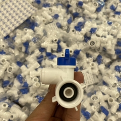 Van Lọc Nhựa 10mm Chia Nước Đầu Nguồn Cấp Nước Cho Máy Lọc Nước, Rắc Co RT 1/2, RN 1/2, Ống 3/8, Van Khóa Cấp Nước Đầu Nguồn