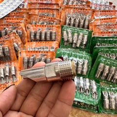 Vòi Uống Nước Cho Heo Con, Núm Vặn Đồng Vàng, Heo Sữa, Núm Vặn Inox, Vòi Heo Con Inox Size 21, Núm Uống Tự Động Cho Heo Con, Núm Vặn Đồng Vàng