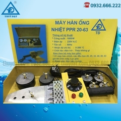 Máy Hàn Nhiệt PPR 20-63 l 3 Lỗ Cắm Cối