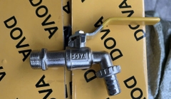 Vòi Nước Dova 27, Thân To, Chất Liệu Atimom, Đầu Vòi Ren 3/4 Lắp Dây Máy Giặt, Size 27