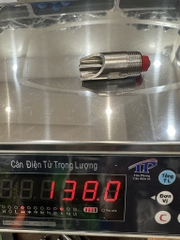 Vòi Heo Inox Dày Size 27, Vòi Lợn 27, Núm Uống Nước Cho Heo, Nắp Vặn Nhựa Đỏ Có Lọc Inox