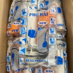 Bộ Xả Nhấn Két Rời Bồn Cầu, 2 Nhấn, Lắp Két Nước Bệt, Phú Hải
