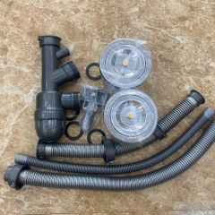 Xi Phông Rửa Bát Đôi 2 Hố Nhựa Nhỏ, Lắp Chậu Rửa Bát 2 Hố, Lắp Vừa Tất Cả Các Hãng Chậu Rửa Bát