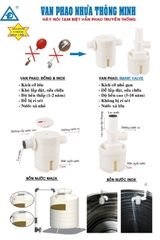 Van Phao Cơ Thông Minh Đứng Size 21, Phao Cơ Chống Tràn Nước Téc Bồn, Kèm Tặng Băng Tan 3m + Cút Ren 21, Nhựa PA66 (Polylmer) Độ Bền Cao, BH 2 Năm, Đổi Mới