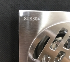 Thoát Sàn 12x12 Nhà Tắm LINDA, Chất Liệu Inox 304, Ga Chống Hôi, Dày 2 Li, Lắp Vừa Ống 60,76,90,110