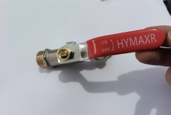 Vòi Đồng Tay Gạt Đỏ HYMAXR, Mõn Ren 2, Size 21