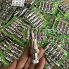 Núm Nhỏ Giọt Inox 21, Nắp Vặn Inox Dày, Núm Uống Nước Tự Động Cho Heo Dạng Nhỏ Giọt Tiếp Kiệm Nước