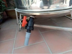 Van Xả Đáy HDPE, Lắp Ống 25