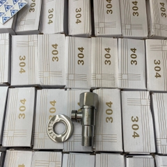 Van Cầu Chữ F 2 Ngã, Van Chia Nước Cho Vòi Xịt Vệ Sinh Và Bồn Cầu, Giảm Áp Chia Bồn Cầu, Chất Liệu Inox 201